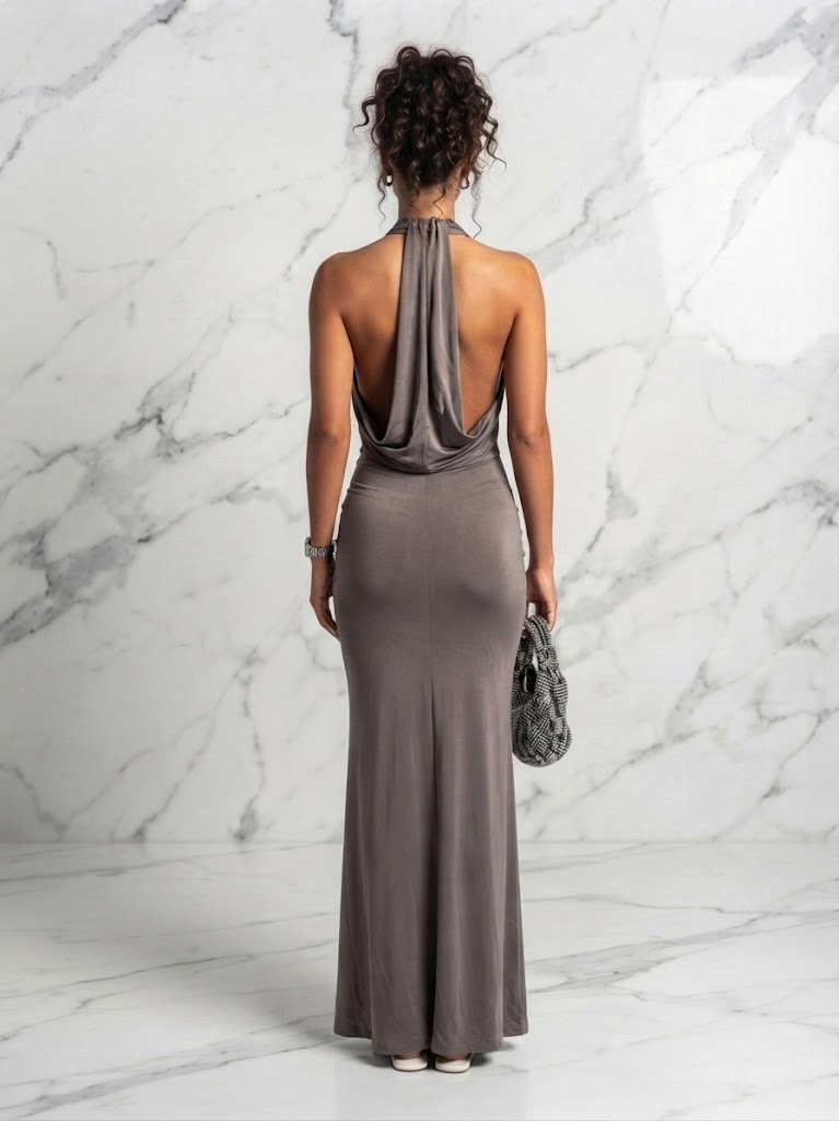 Drape Slip Dress