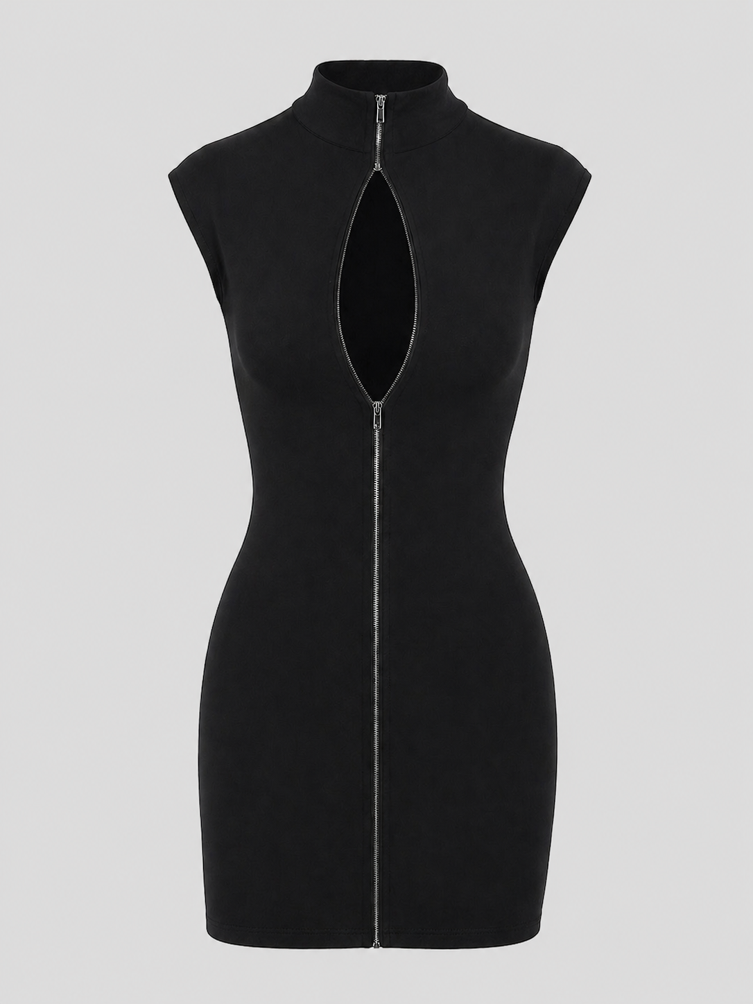 Miniabito nero con cut-out