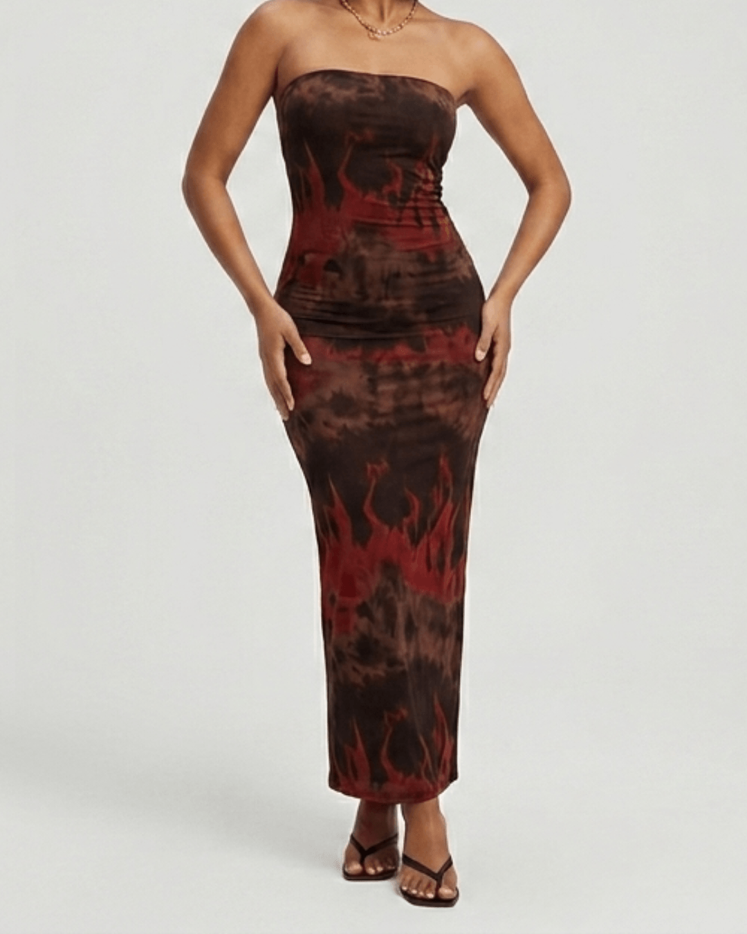 Sirocco Flame  Dress